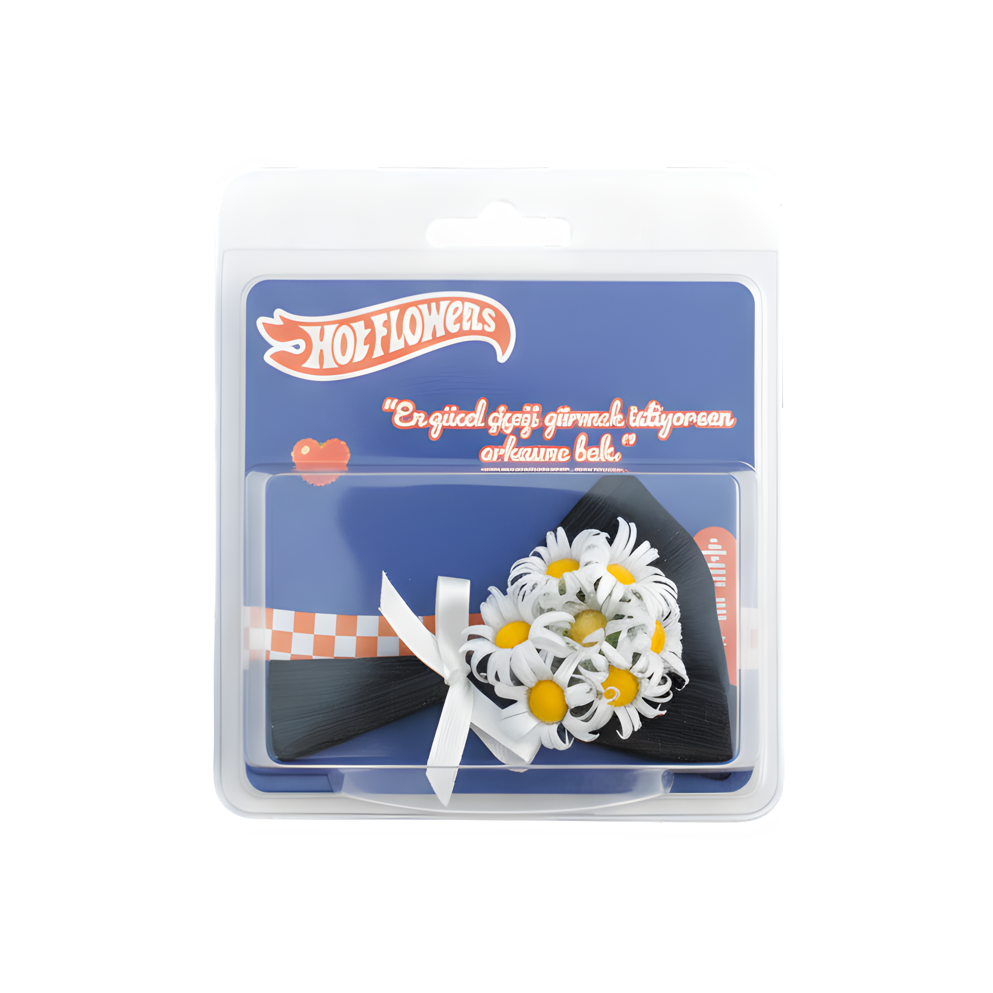 Hot Flowers Aynalı Mini Papatya Buketi Sevgiliye Özel Hediye Özel Tasarım Love Flowers Minik Buket