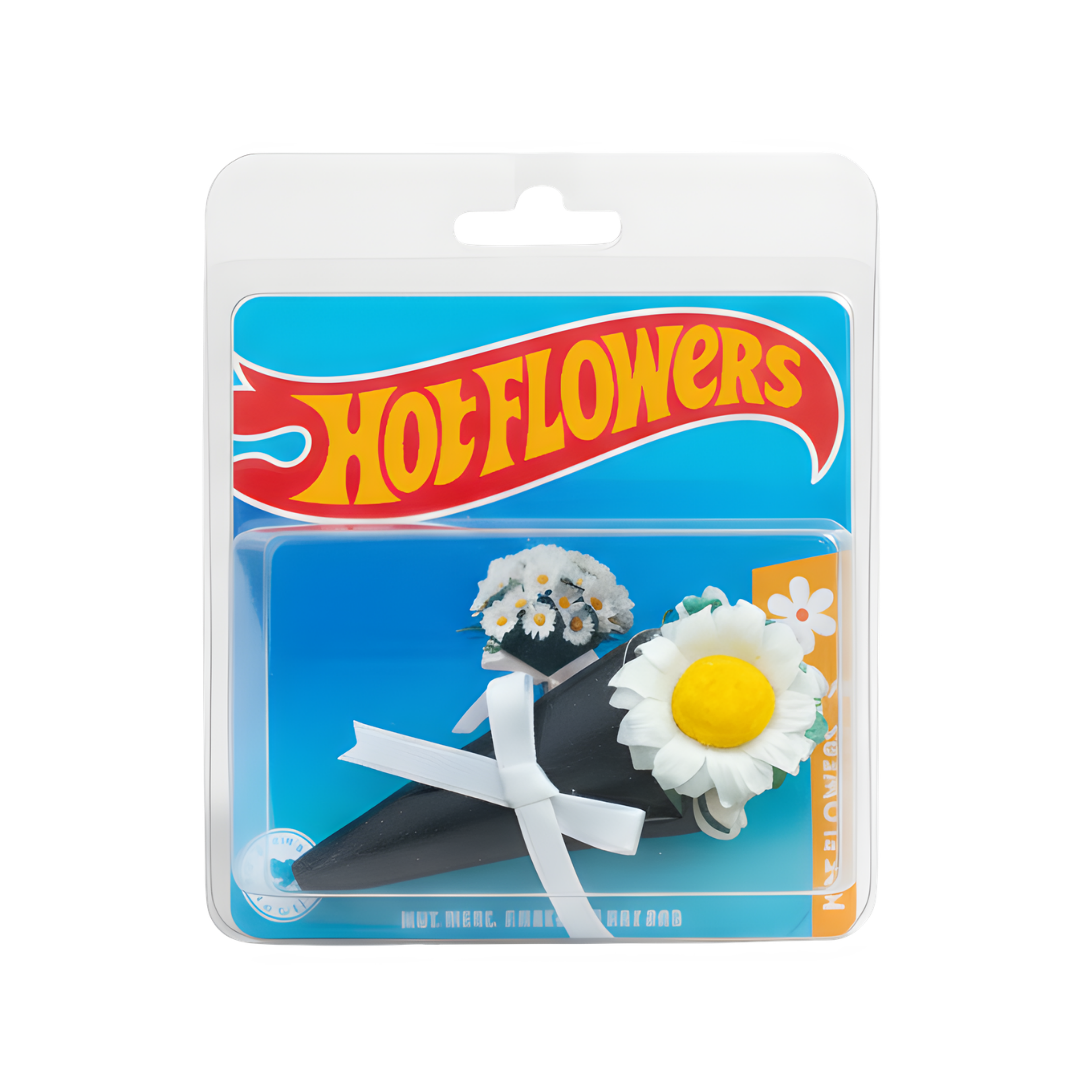 Hot Flowers Mini Papatya Buketi Hot Tarz Hediye Wheels Özel Tasarım Koleksiyonluk Minik Buket