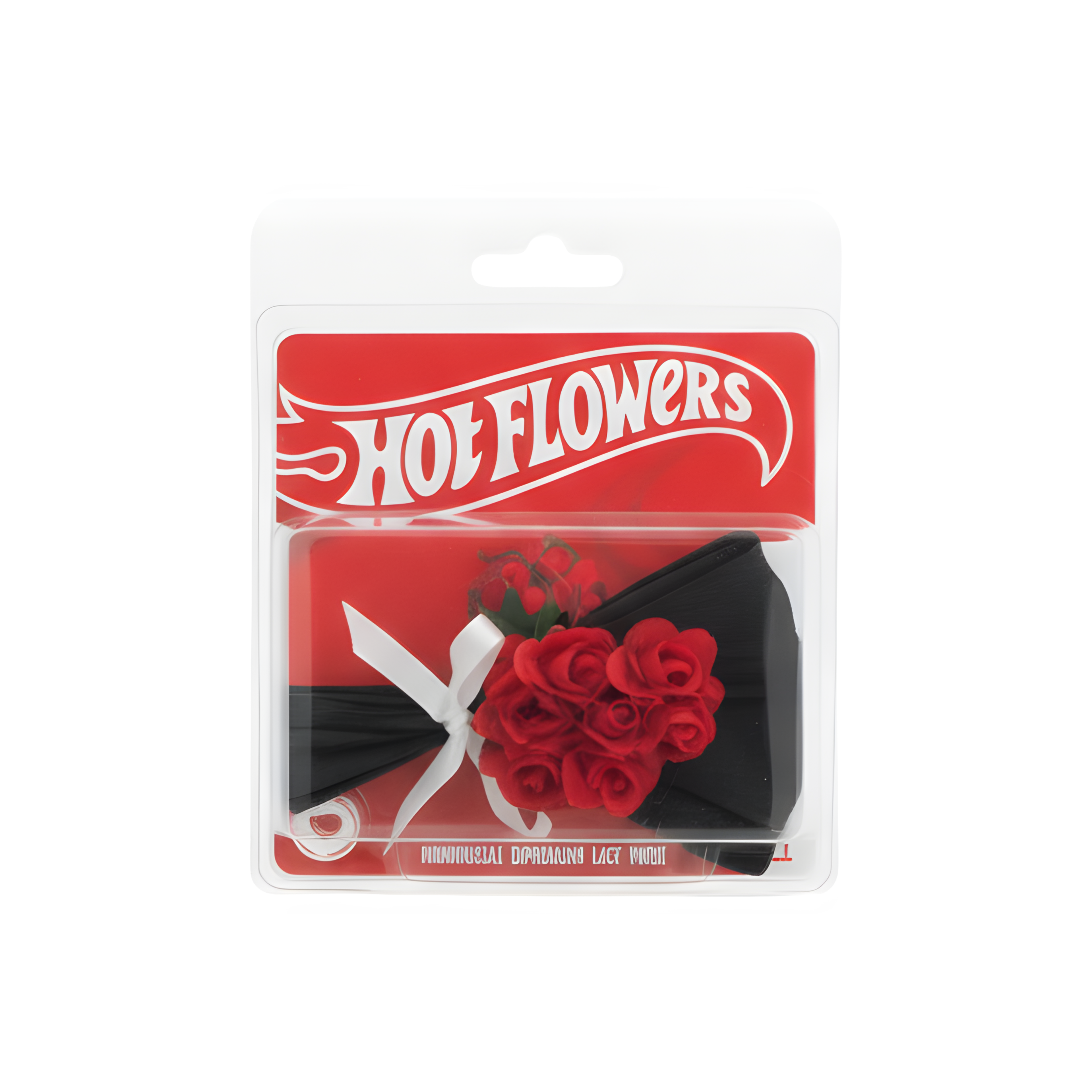 Hot Flowers Özel Tasarım Çiçekli Koleksiyon Ürünü Kırmızı Çiçek Buketi Minik Buket