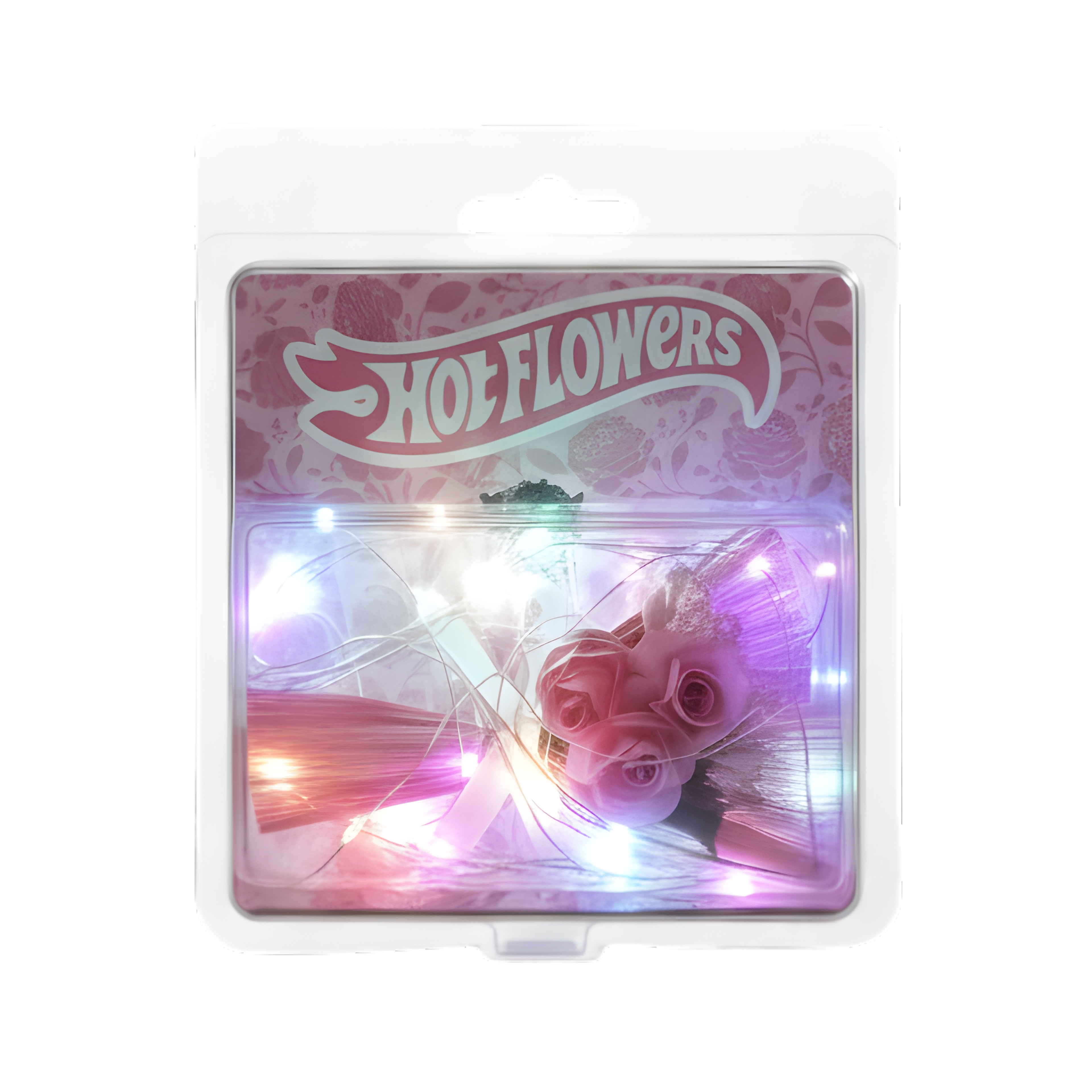 Hot Flowers LED Işıklı Özel Tasarım Solmayan Çiçekli Gül Buketi